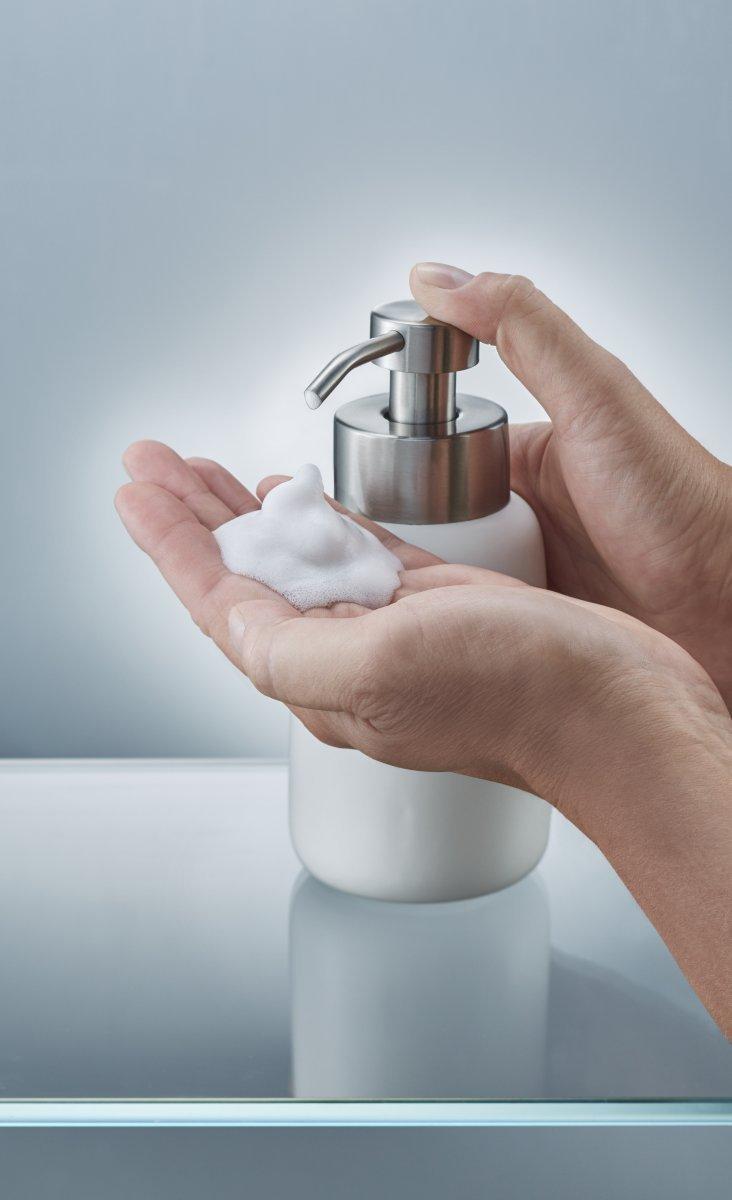 diaqua Dispensatore sapone spuma bianco opaco  