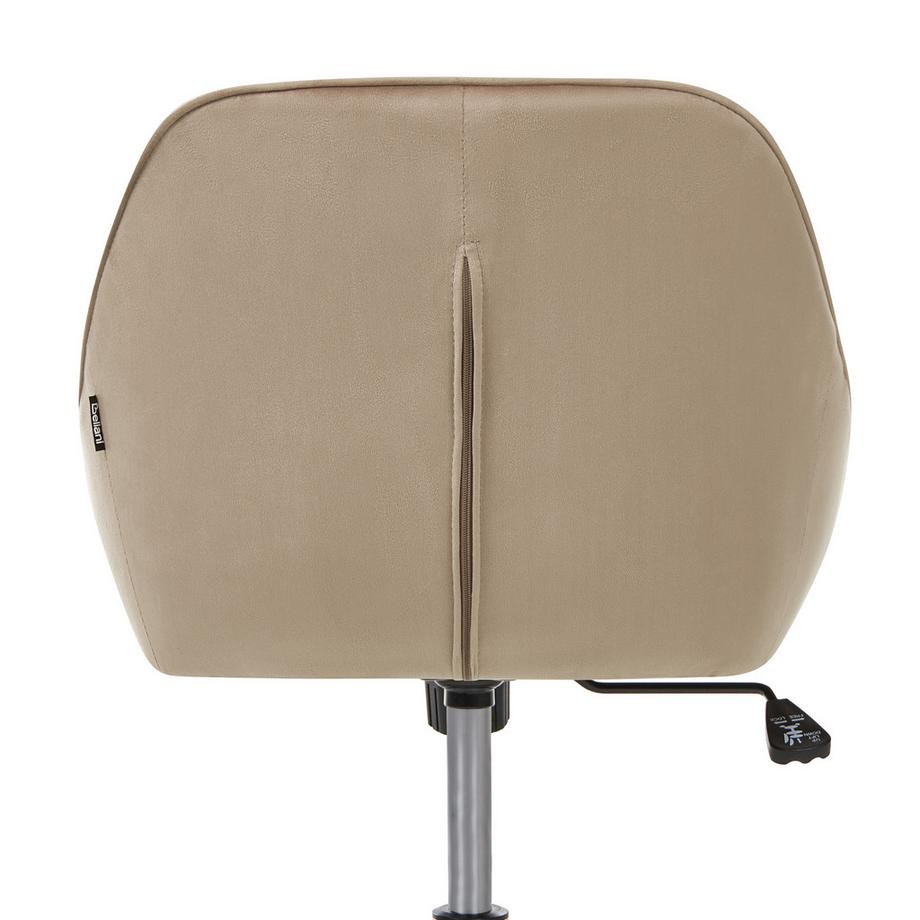 Beliani Chaise de bureau en Velours  BARDSDALE  