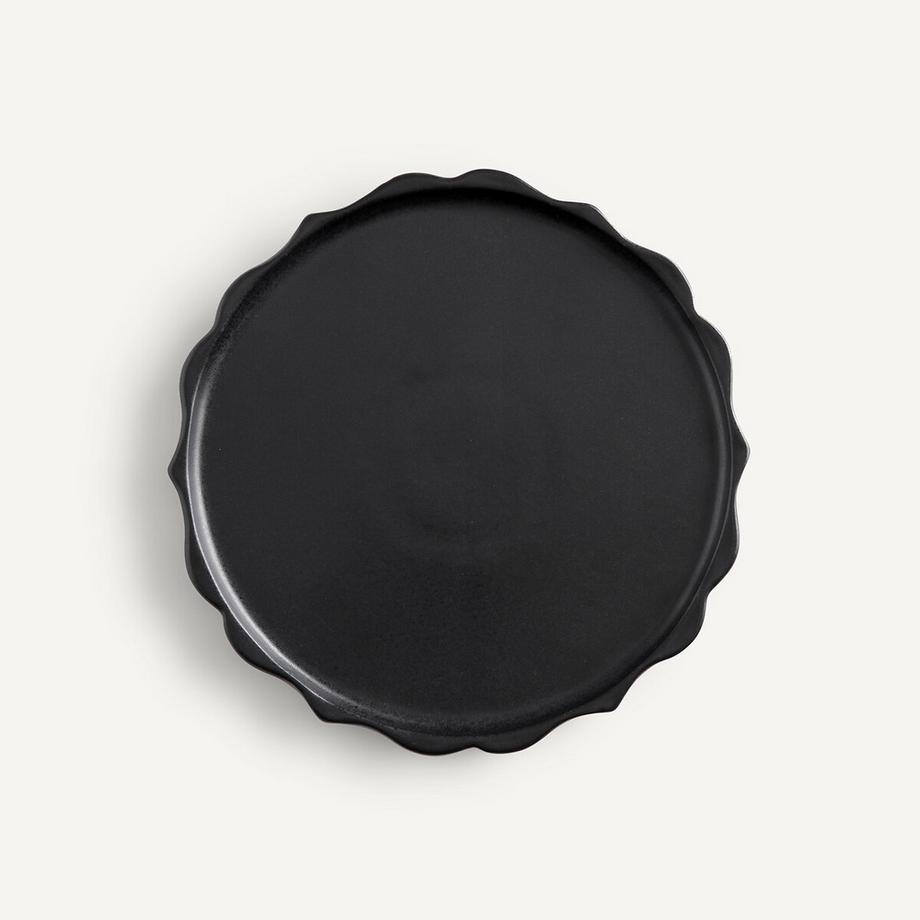 AM.PM Lot de 4 assiettes à dessert grès émaillé  