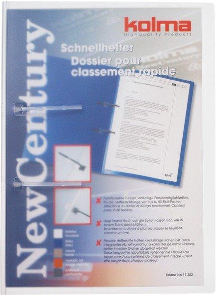 Kolma KOLMA Schnellhefter New Century A4 11.202.00 transparent, bis 80 Blatt  