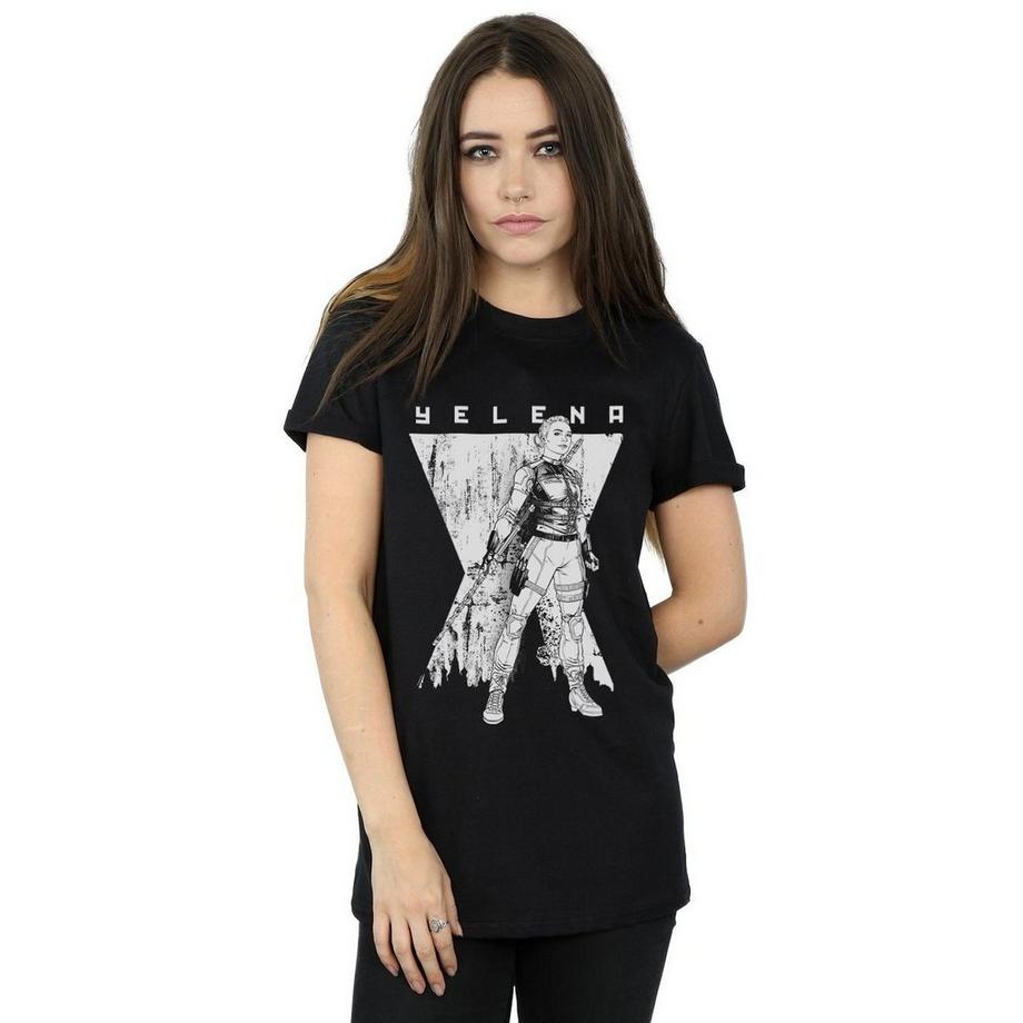 MARVEL Black Widow Yelena T-Shirt Stampata  