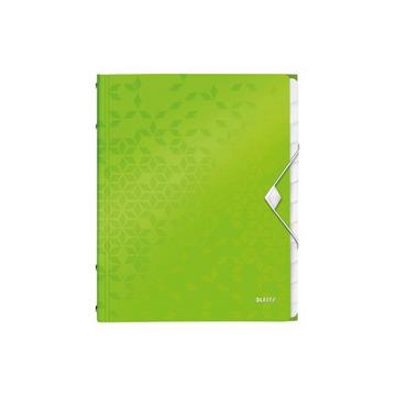 LEITZ Ordnungsmappe WOW PP A4 46340054 grün 12-teilig