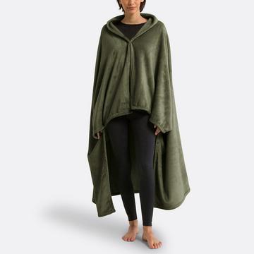 Plaid polaire à manches polyester recyclé