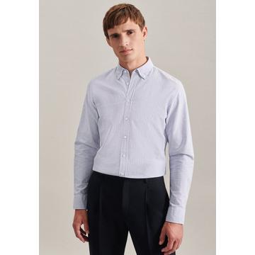 Business Hemd Slim Fit Langarm Streifen