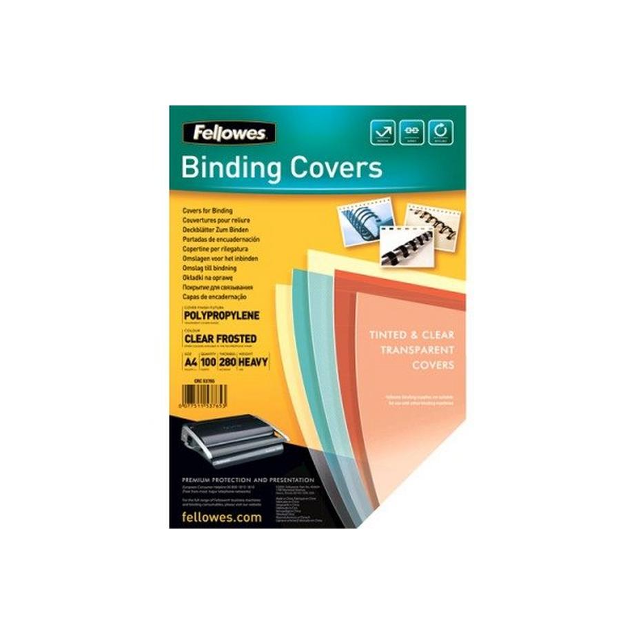 Fellowes  FELLOWES Deckblatt Futura Polypropylen 5376501 100 Stück 