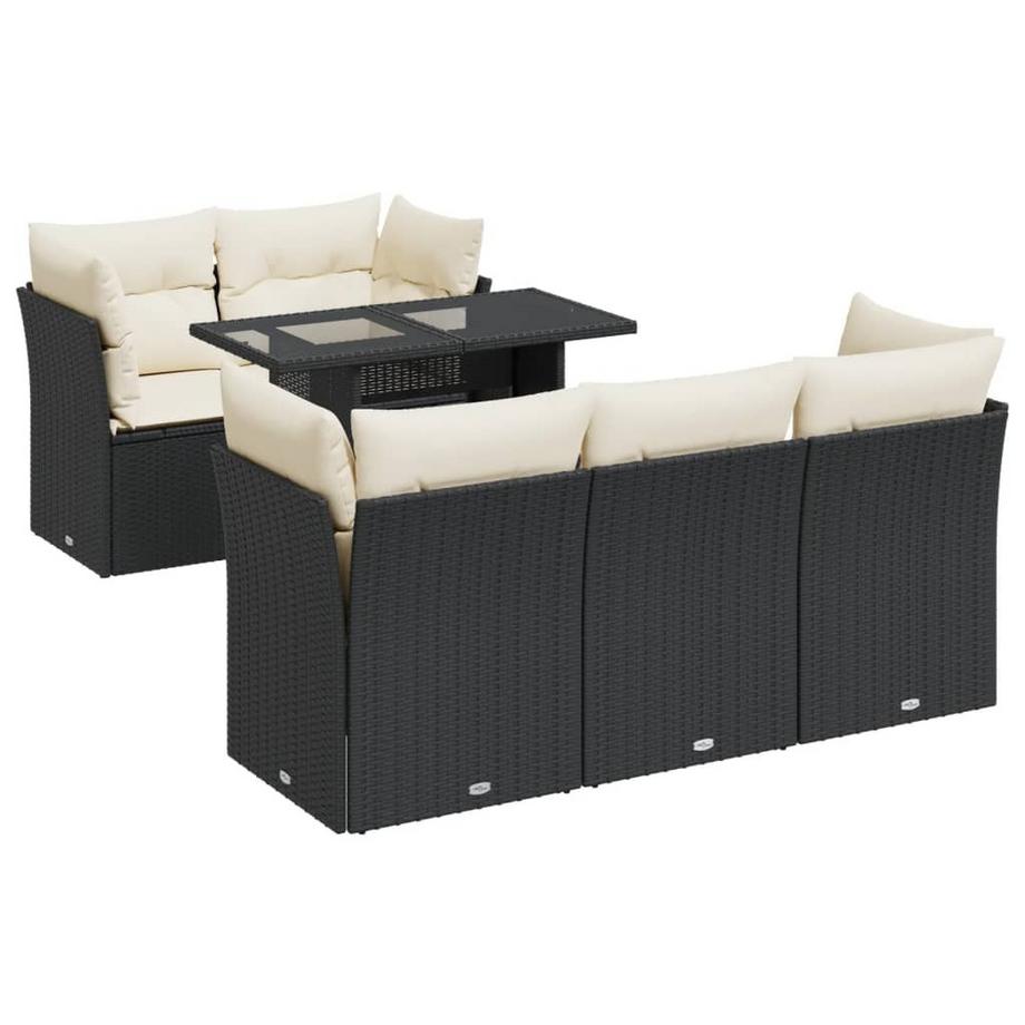 Ensemble de canapés de jardin rotin synthétique