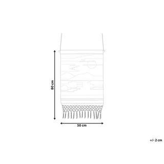 Beliani Wanddekoration aus Baumwolle Boho SADDA  