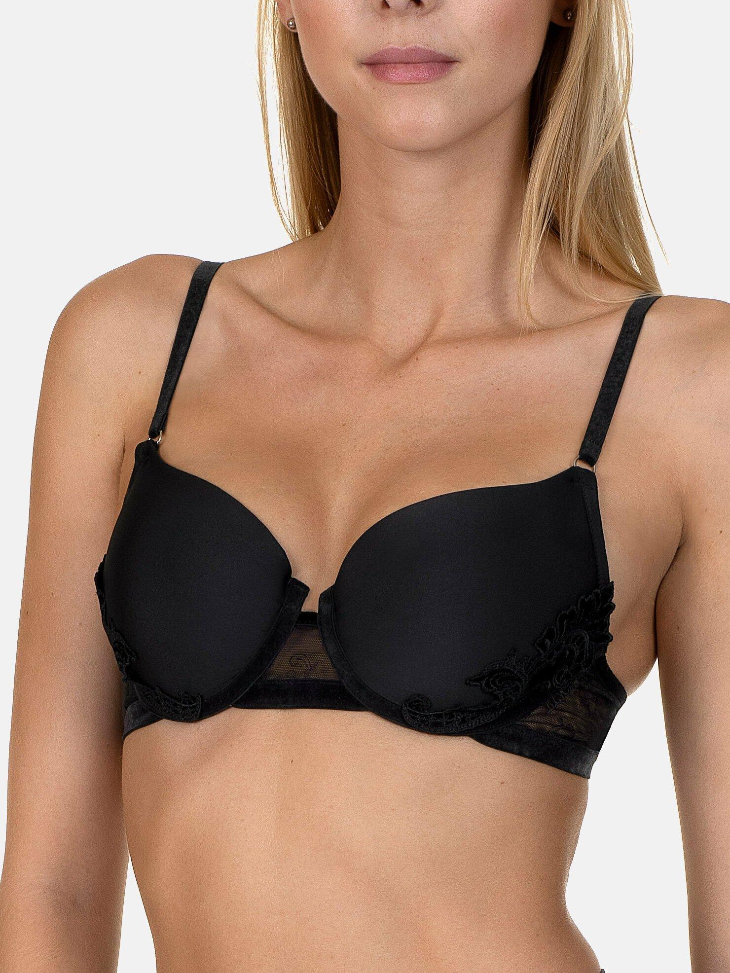 Lisca  Reggiseno preformato Royal Wish nero F 