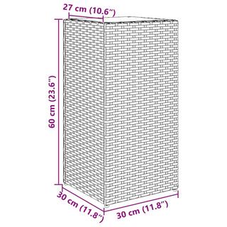 VidaXL Pflanzkübel poly-rattan  