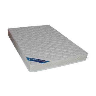 Vente-unique Ensemble 140 x 190 cm sommier coffre blanc + matelas mousse ép.15cm - ZEUS de DREAMEA  