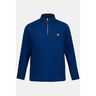 JP1880  Pullover polo da trekking per l'outdoor con collo alto, zip e tasca con zip 