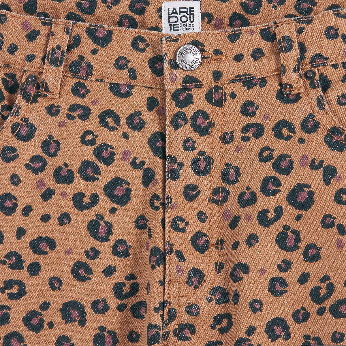 La Redoute Collections  Weit geschnittene Jeans mit Leopardenmuster 