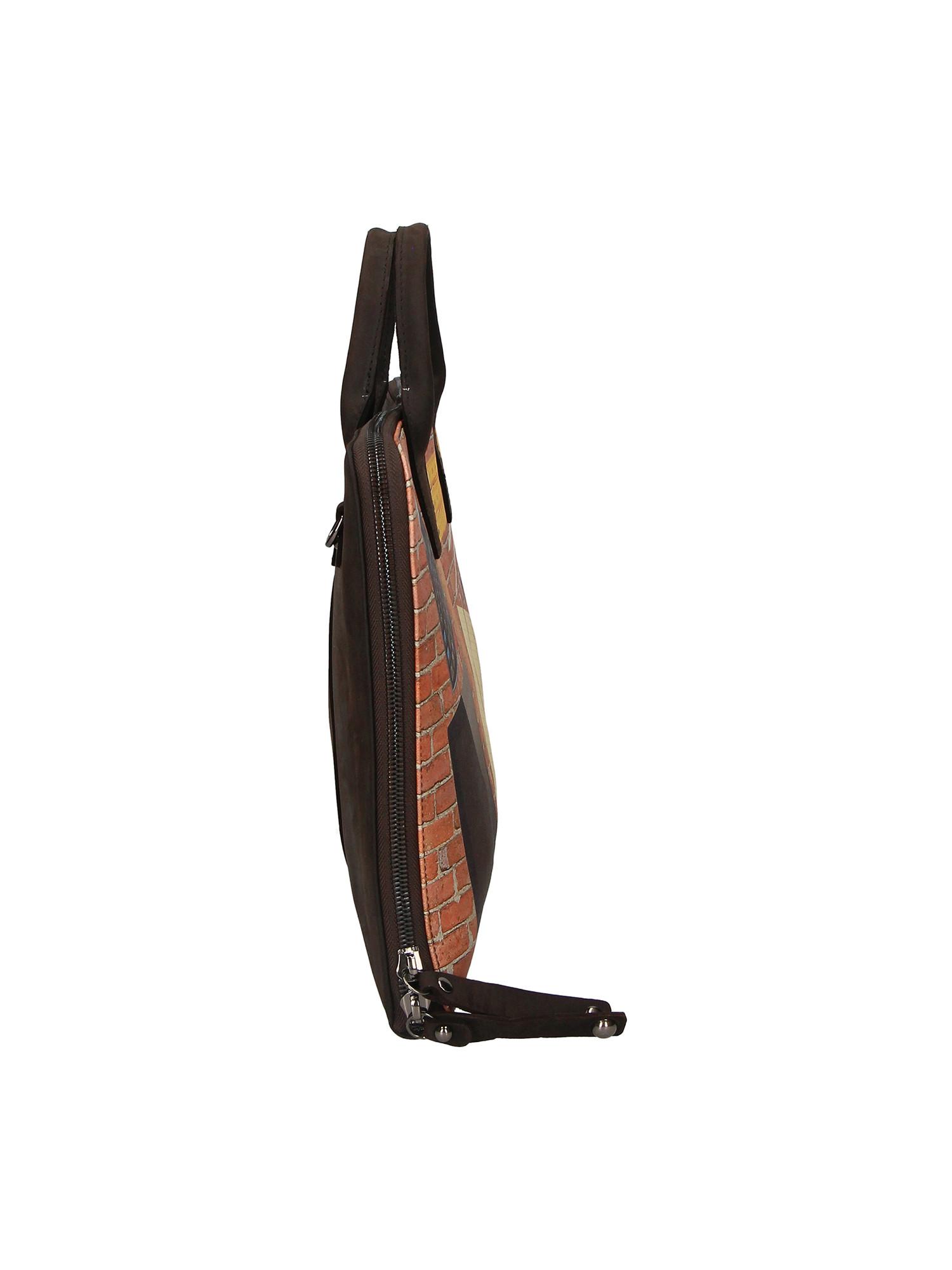 Gave Lux Handtasche mit Trompeten-Print  