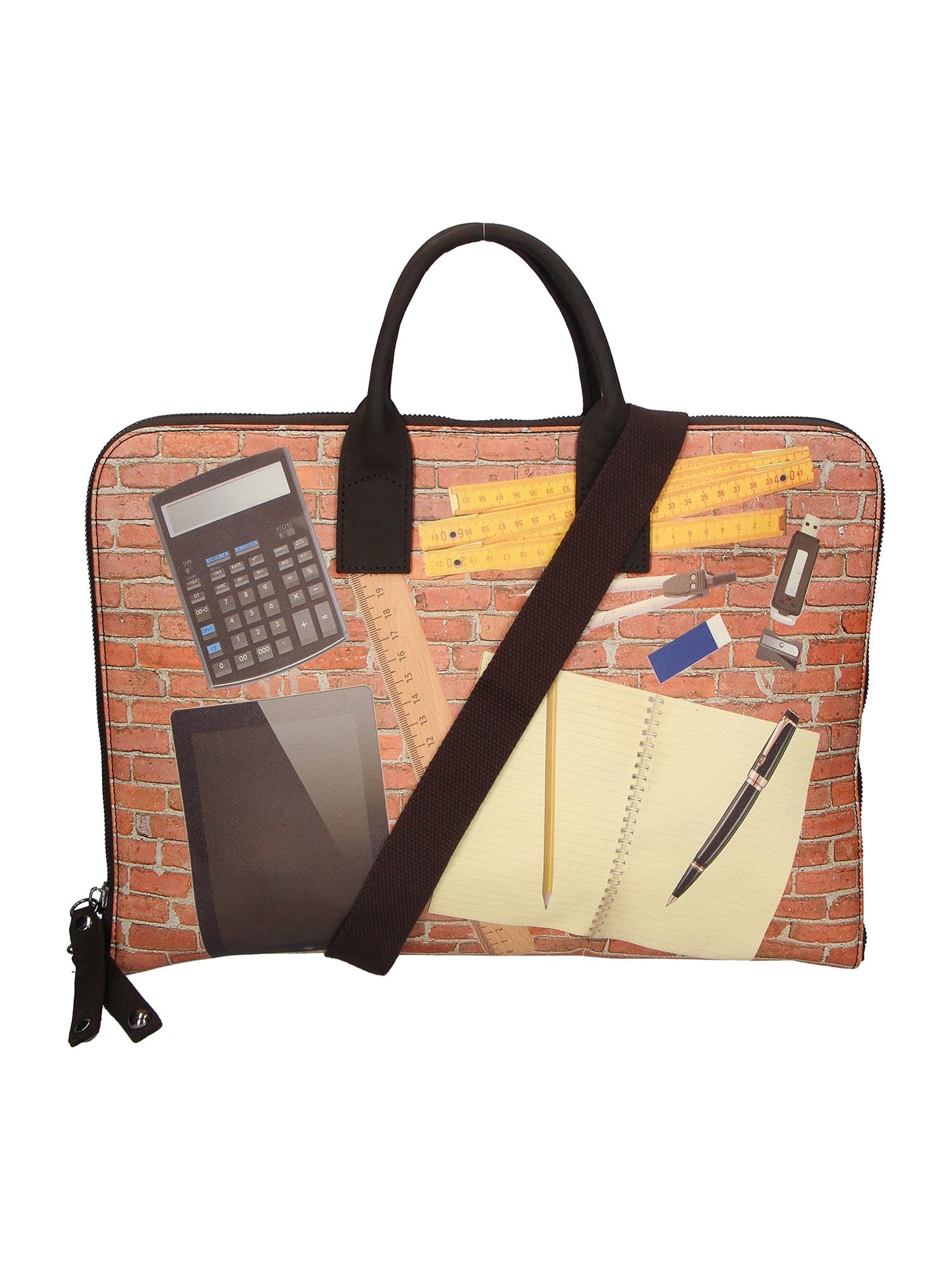 Gave Lux Handtasche mit Trompeten-Print  