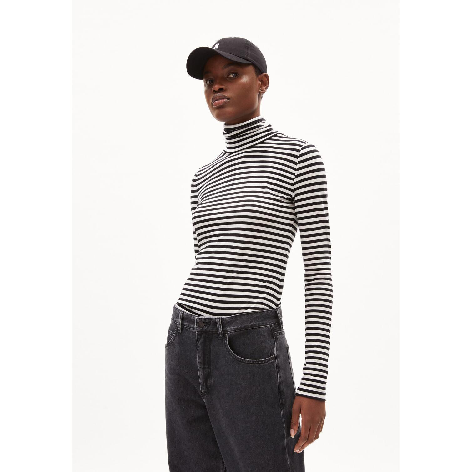 ARMEDANGELS Graziliaa T-shirt Manches Longues Rayé  