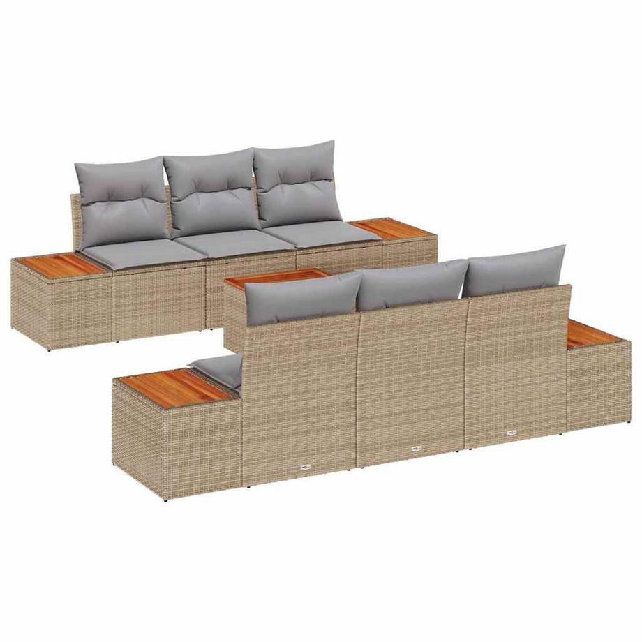 Canapé de jardin poly rattan