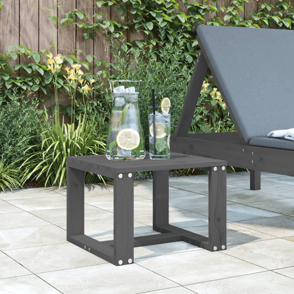 VidaXL Table d'appoint de jardin bois de pin  