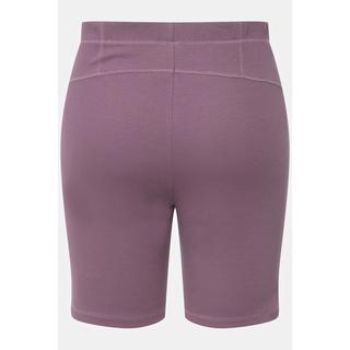 Ulla Popken  Yoga-Radler, Rippjersey, Slim, Biobaumwolle 