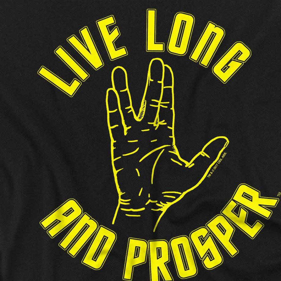 Star Trek Live Long Bedrucktes T-Shirt  