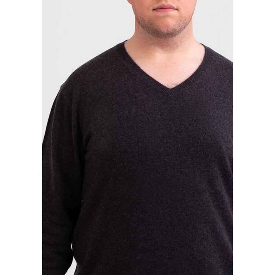 CASH-MERE.CH Kaschmir V-Ausschnitt Pullover  