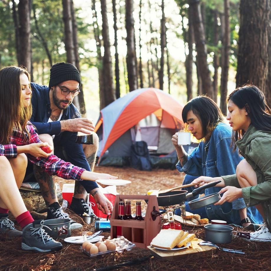 B2X Porte-bière en bois avec décapsuleur  
