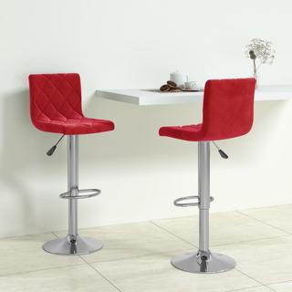 VidaXL Tabouret de bar velours  