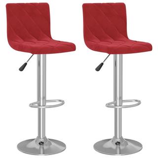 VidaXL Tabouret de bar velours  