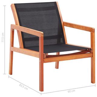 VidaXL Chaise de jardin tissu  