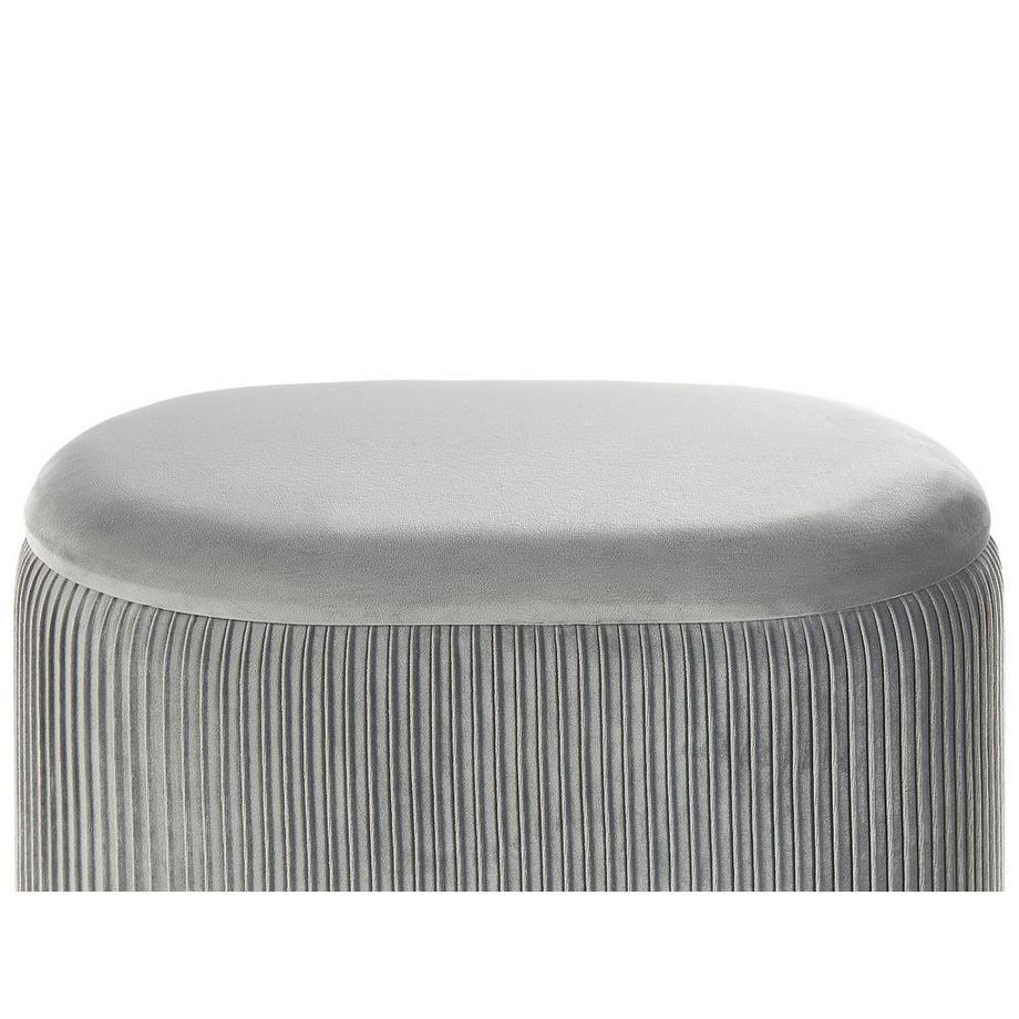 Beliani Pouf de rangement en Velours Moderne RICHLAND  