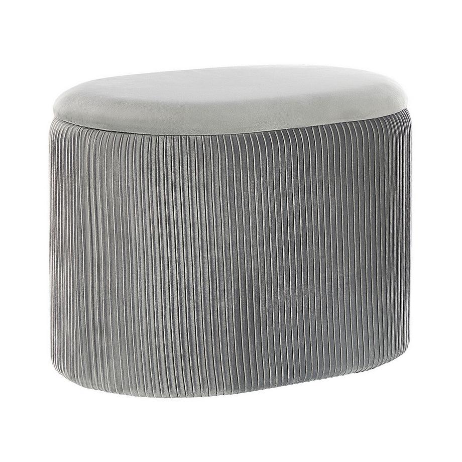 Beliani Pouf de rangement en Velours Moderne RICHLAND  