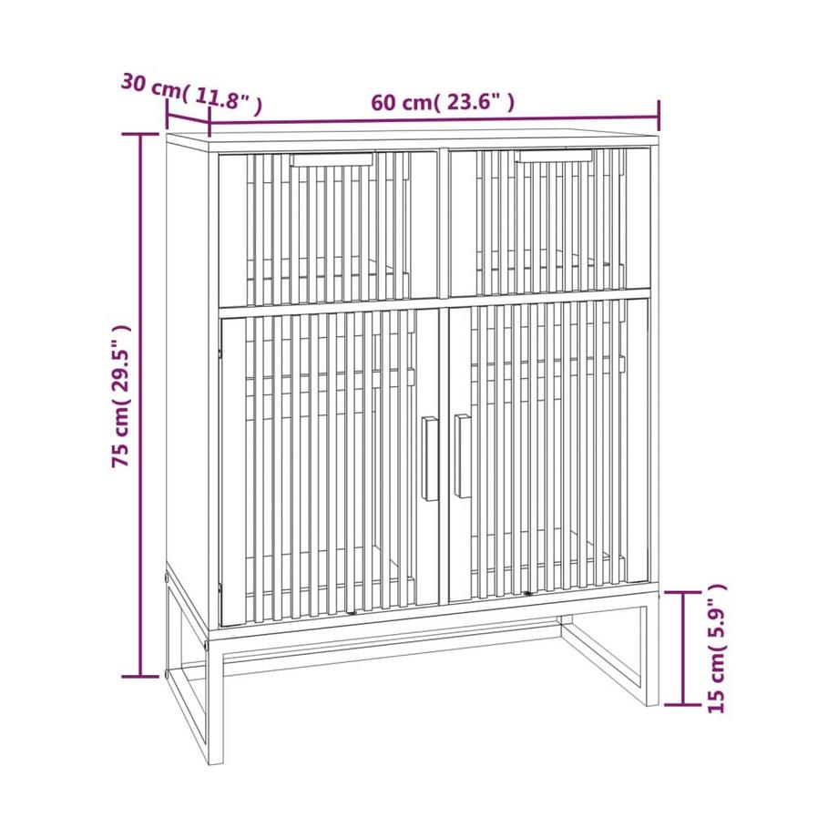 VidaXL Sideboard holzwerkstoff  