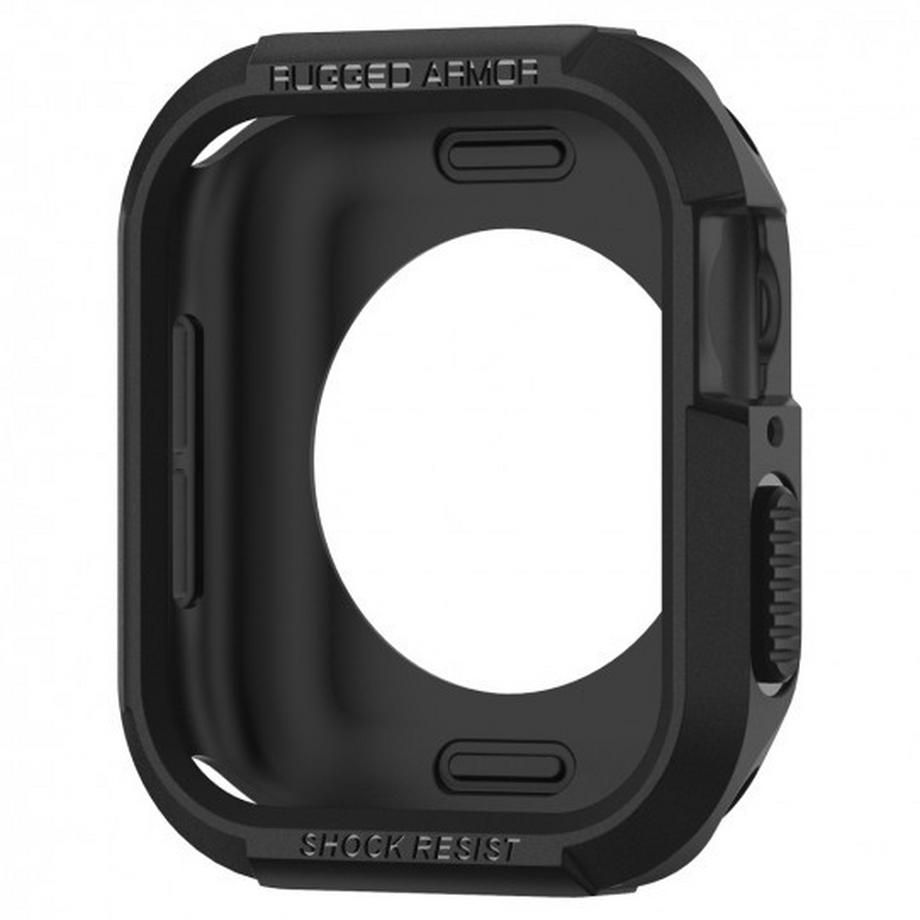 Spigen Rugged Armor Case für Apple Watch 44mm 4/5/6 – Schwarz