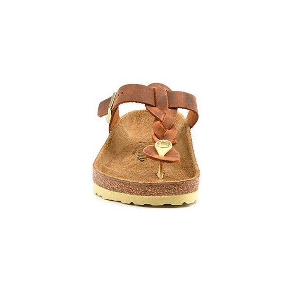 BIRKENSTOCK  Sandali da donna in pelle oliata Birkenstock Gizeh 