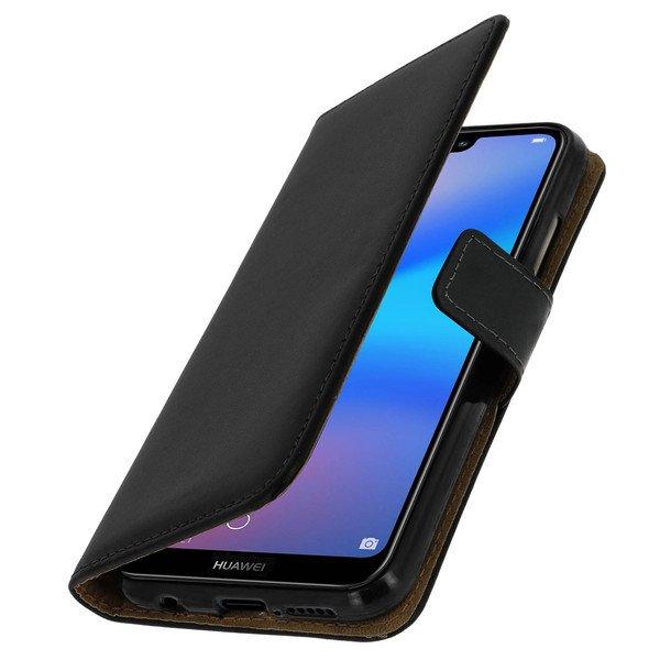 Avizar  Étui folio en cuir Noir Huawei P20 Lite 