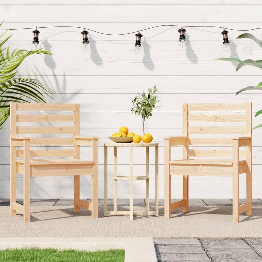 VidaXL Chaise de jardin bois  