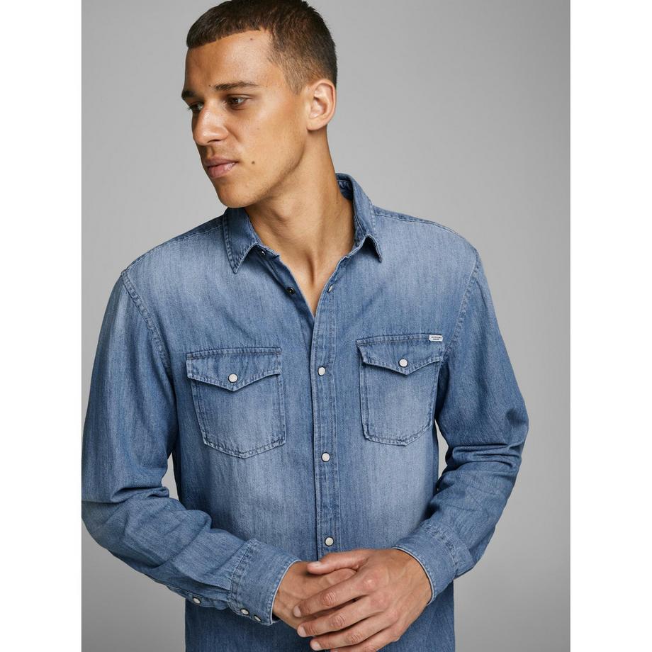JACK & JONES Sheridan Camicia di Jeans Regular Fit  