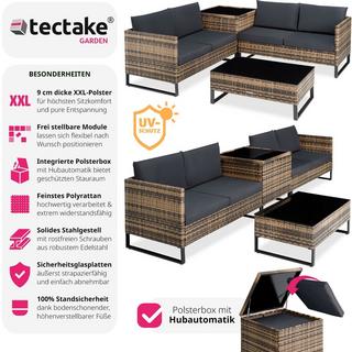 Tectake Rattanlounge Ostuni  