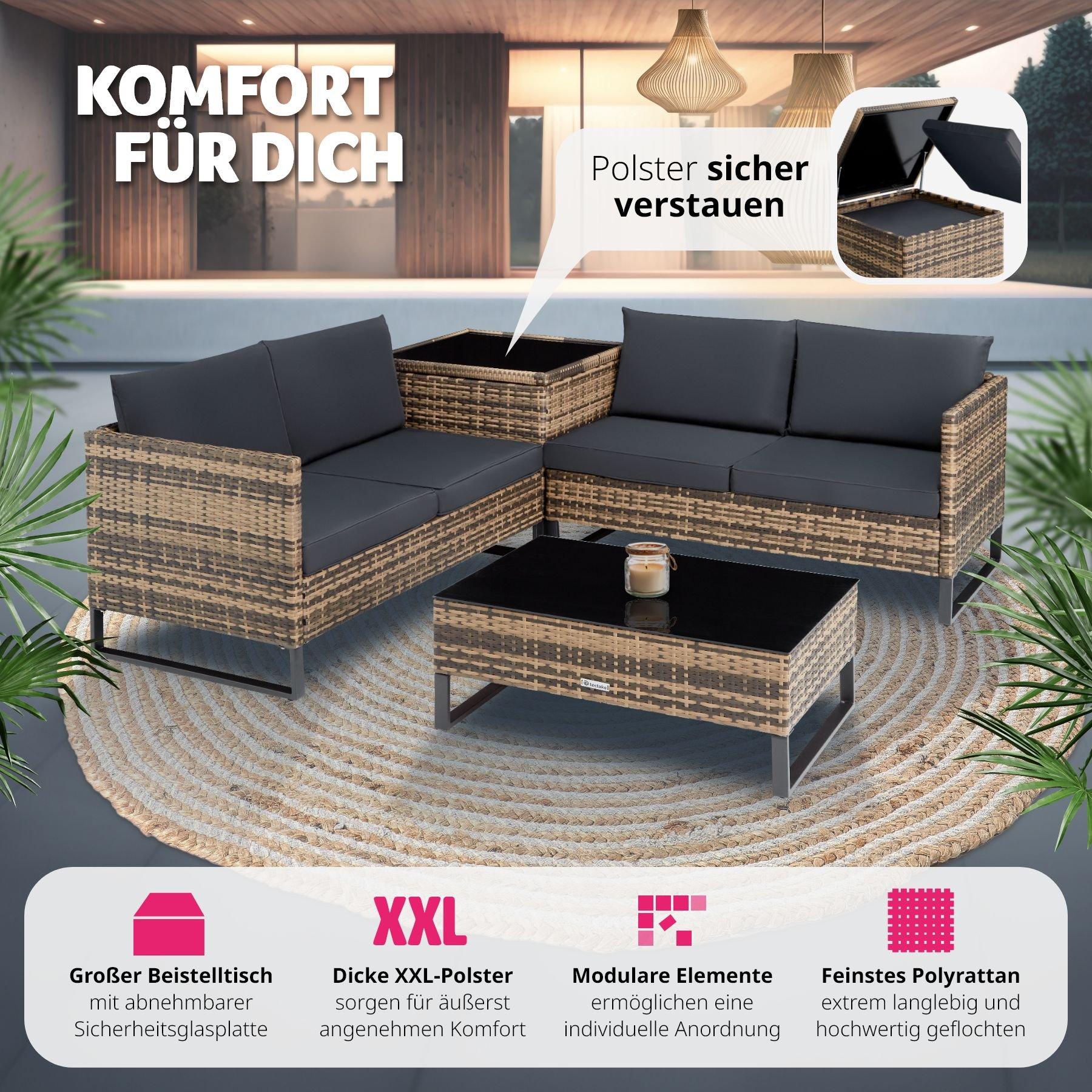 Tectake Rattanlounge Ostuni  