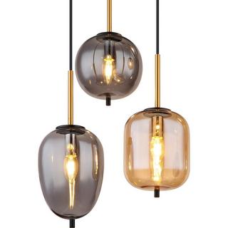 mutoni Hängeleuchte Blacky Metall  matt 6xE14  