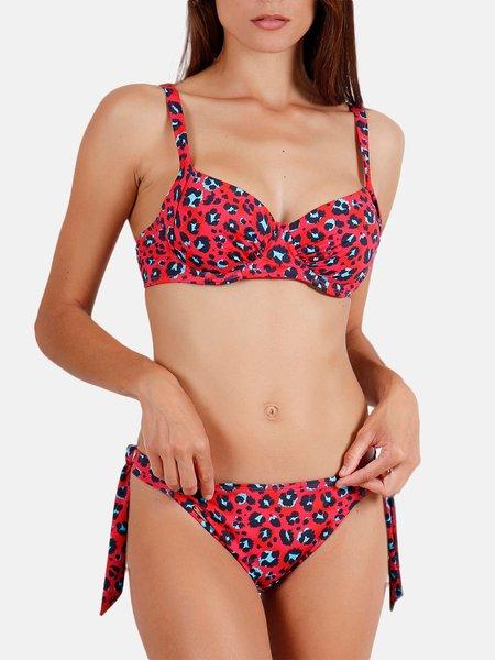 Admas  Set bikini 2 pezzi con ferretto Hot Skin rosso 