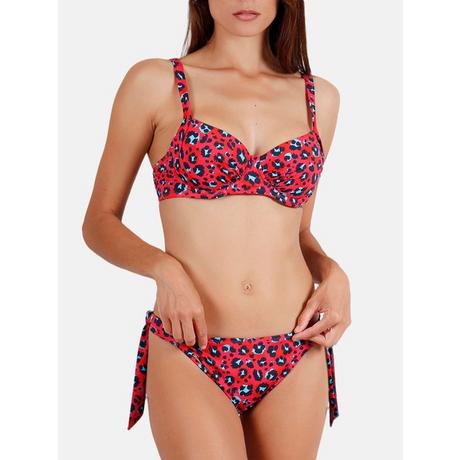 Admas  Set bikini 2 pezzi con ferretto Hot Skin rosso 