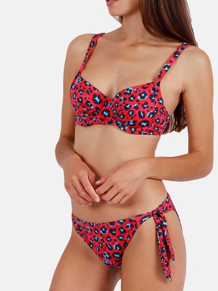 Admas  Set bikini 2 pezzi con ferretto Hot Skin rosso 