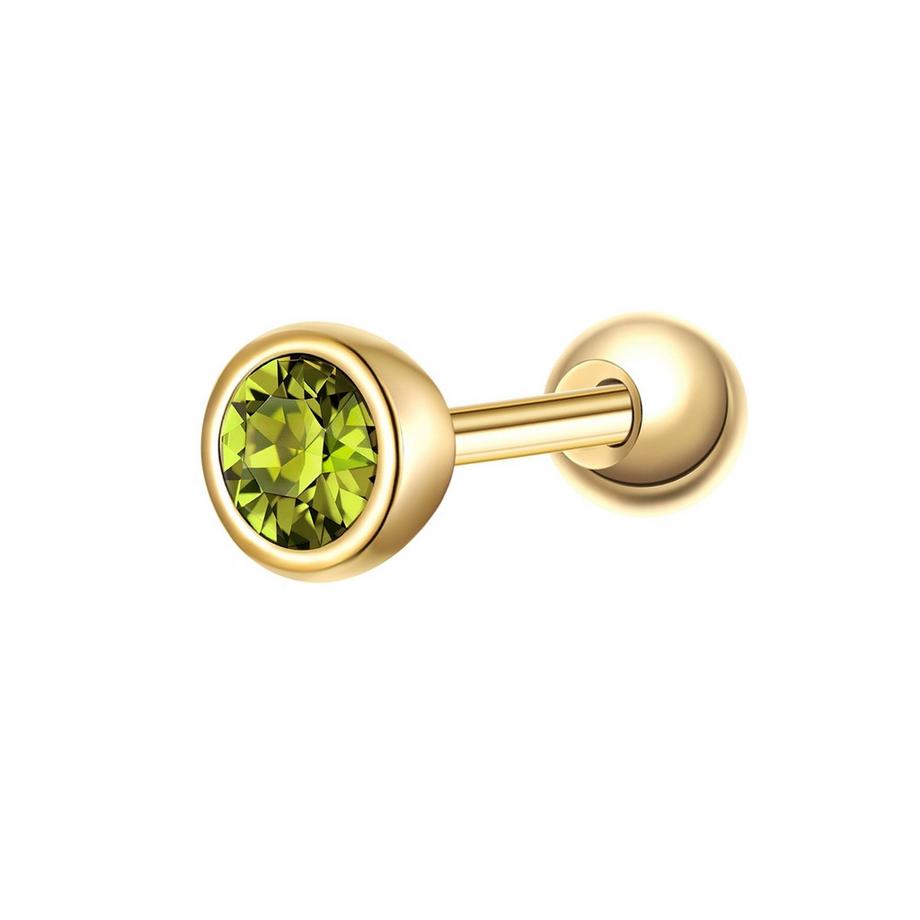 Piercing Pierre de Naissance Argent Sterling Zircon