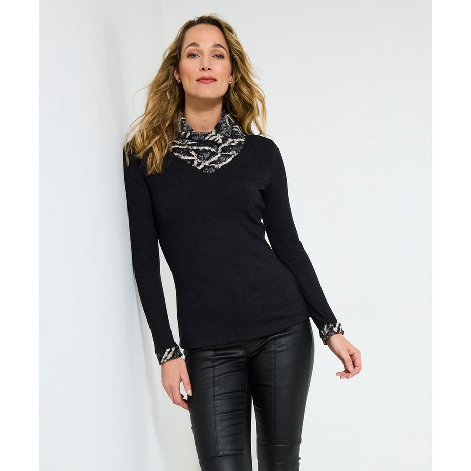 Joe Browns Weiches Jersey Top Wasserfallausschnitt  