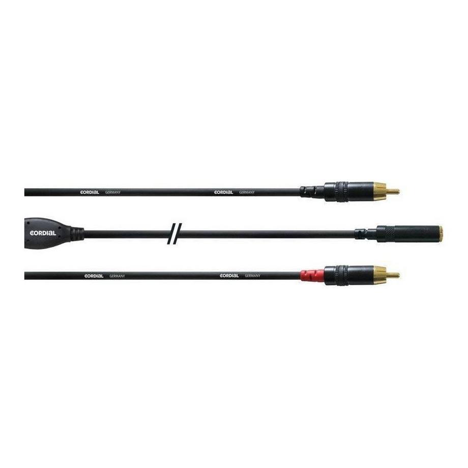 Cordial  Audio-Kabel CFY 0.3 YCC 3,5 mm Klinke - Cinch 0.3 m 