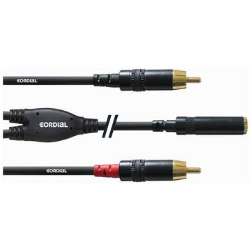 Audio-Kabel CFY 0.3 YCC 3,5 mm Klinke - Cinch 0.3 m