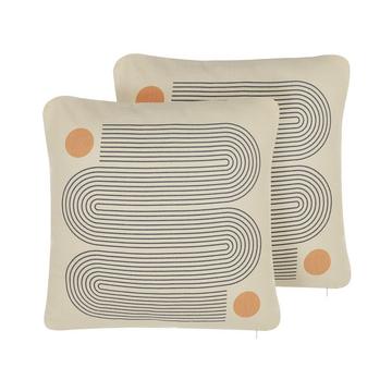 Lot de 2 coussins en Polyester Moderne CALIBRACHOA