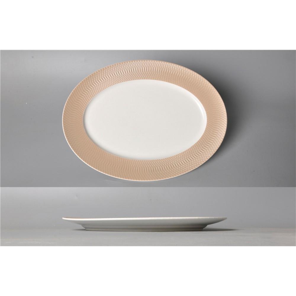 Aulica  PLAT OVALE BEIGE PRINCESSE 