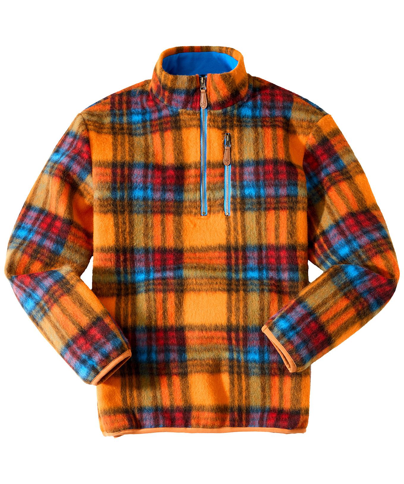 Joe Browns Oberteil mit Trichterkragen aus Wollmischung mit Karomuster  