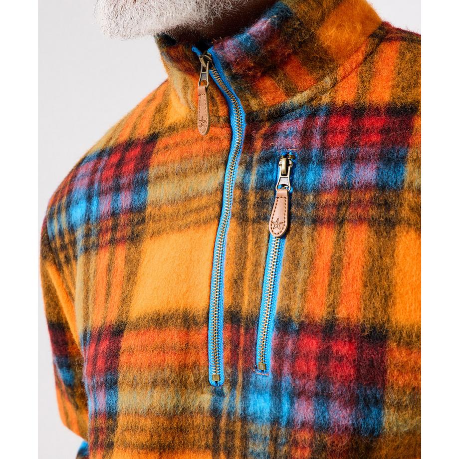 Joe Browns Polaire col cheminée en laine mélangée à carreaux  